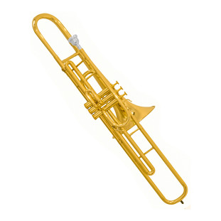 TROMBONE CURTO PROFISSIONAL HS MUSICAL BB-HSS761 C/ ESTOJO