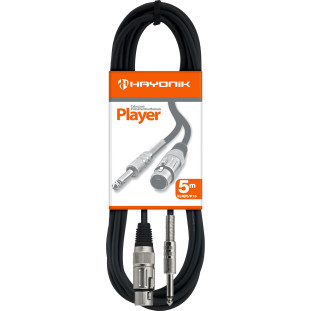 CABO P/ MICROFONE  PLAYER 5M XLR(F) X P10 - HAYONIK