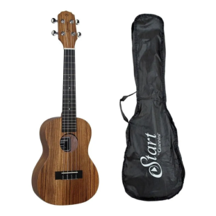 UKULELE SOPRANO - GIANNINI GUK 21-ZW COM CAPA