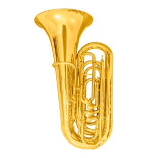 Tuba Select Compacta HS Musical 4 Válvulas Bb – HSTB3