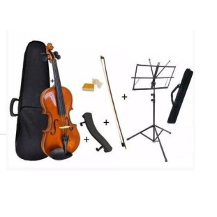 KIT VIOLINO 4/4 - ESPALEIRA, ESTANTE, AFINADOR