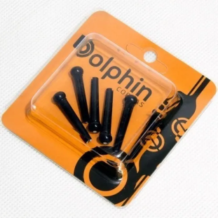 PINO PRETO PARA VIOLÃO AÇO 6 UNID. - DOLPHIN 13601