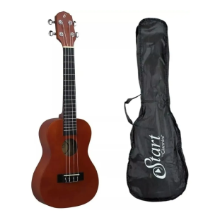 UKULELE SOPRANO - GIANNINI UKS 21-NS COM CAPA