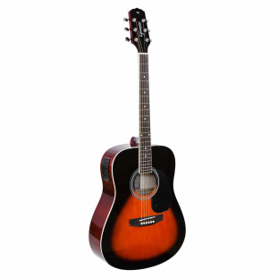 VIOLÃO AÇO ELETROACÚSTICO - GIANNINI GD-1 EQ 3TS