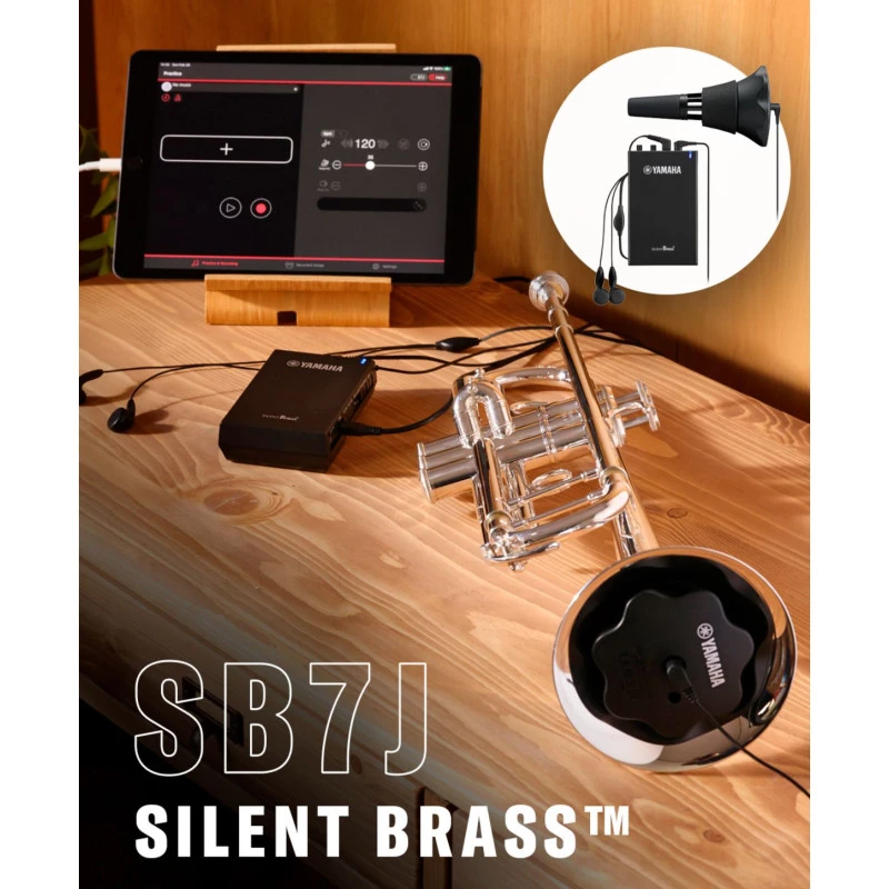 SURDINA TROMPETE - YAMAHA SILENT BRASS SB7J