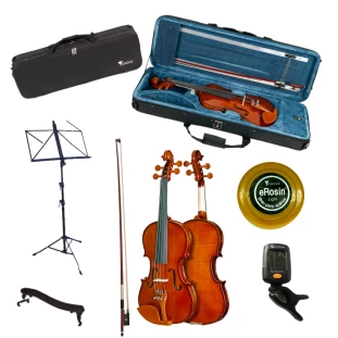 KIT VIOLINO - EAGLE 4/4 VE441 COM ESPALEIRA/ AFINADOR/ ESTANTE