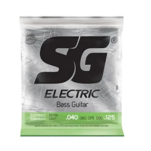 ENCORD. C. BAIXO ELETRICO 5 CORDAS - SG EXTRA LIGHT 040 - 125 