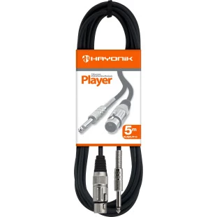 CABO P/ MICROFONE  PLAYER 5M XLR(F) X P10 - HAYONIK