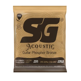 ENCORD. VIOLÃO AÇO PHOSPHOR BRONZE CUSTOM 011 - SG 6691