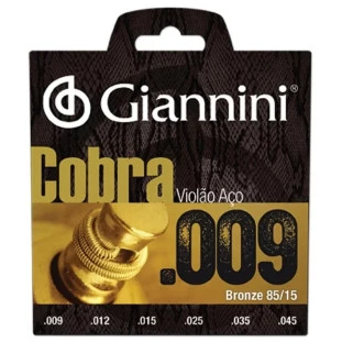 ENCORD. VIOLÃO AÇO BRONZE - GIANNINI COBRA 85/15 GEEWAK - 009