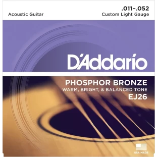 ENCORD. VIOLÃO PHOSPOR BRONZE - DADARIO EJ26 011