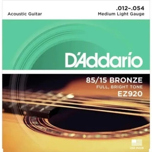 ENCORD. VIOLÃO BRONZE 85/15 - DADARIO EZ920 - 012