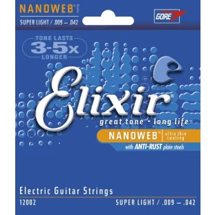ENCORD. GUITARRA  - ELIXIR NANOWEB CUSTON LIGTH 009