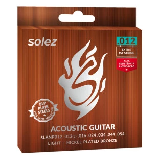 ENCORD. VIOLÃO AÇO LIGTH - SOLEZ SLANPB12 012
