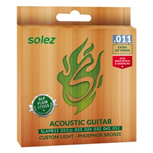 ENCORD. VIOLÃO AÇO LIGTH PHOSPHOR BRONZE - SOLEZ SLAPB11 011