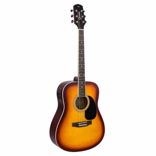 VIOLÃO AÇO ELETROACÚSTICO - GIANNINI GD-1 EQ TS