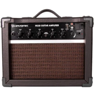 CUBO PARA GUITARRA 30W HG30 PRETO - HAYONIK